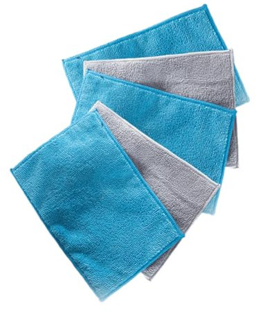KOMBIUDA 5piezas Paños De Cocina De Fibra De Bambú Absorbentes y Doble Extra Gruesos Toallas De Limpieza Multiusos para Hogar y Cocina Ecológicos y Suaves Estilos Surtidos