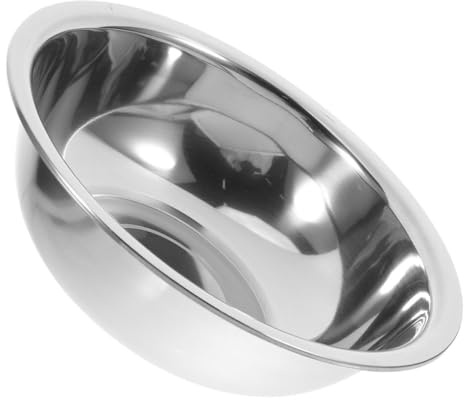 WRITWAA Bassin Acier Inoxydable Bac pour Bain de Lavage Visage et Lessive Design Moderne et Profond pour Usage Confortable et Pratique