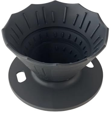 Cesta de filtro de café de silicona plegable reutilizable para preparar café a mano, viajes, camping, gotero portátil