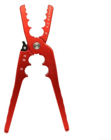 Alicates de reparación de tubos de cobre CT301 con palanca extendida para control manual y restauración precisa de tubos aplanados en sistemas de fontanería y HVAC (azul)
