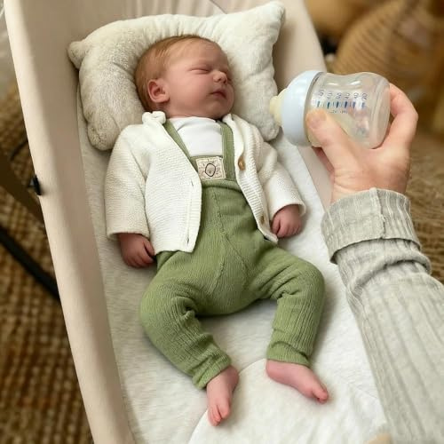 RXDOLL Bambole Reborn Baby in Silicone Full Body Boy 45,7 cm Bambole Reborn realistiche che sembrano reali anatomicamente corretto Ragazzo realistico Neonato Bambola Posable per ragazze 3+