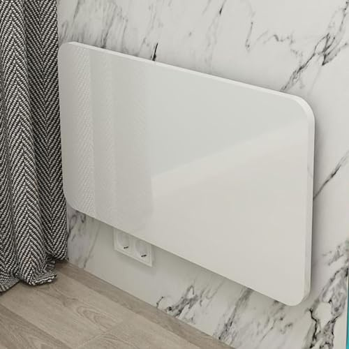 Escritorio plegable, estante de almacenamiento plegable con divisor de una sola pieza, tablero de almacenamiento de pared, estante de cocina montado en la pared, ideal para oficinas en casa