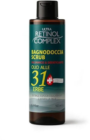Ultra Retinol Complex Bagnodoccia Scrub alle 31 Erbe, Balsamico e Defaticante, 500ml