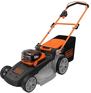 BLACK+DECKER CLM5448PCB-XJ 54 V Dual Volt Mower without Battery - Black/Red