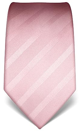 Vincenzo Boretti Herren Krawatte reine Seide Ton in Ton gestreift edel Männer-Design zum Hemd mit Anzug für Business Hochzeit 8 cm schmal/breit