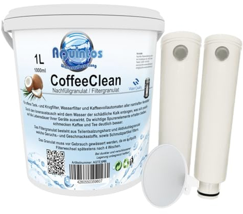 Filter Nachfüll Granulat Filtergranulat passend für DeLonghi ECAM ETAM ESAM BOC EC DLSC002 SER3017 Kaffeevollauotmaten