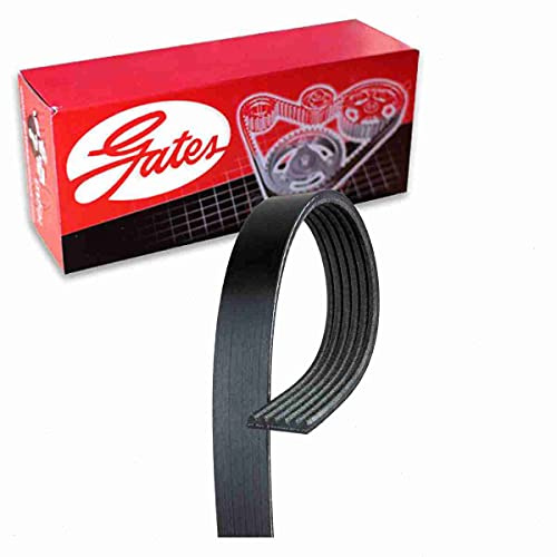 Gates Micro-V Serpentine Belt compatible with Jeep Cherokee 4.0L L6 1996-2001