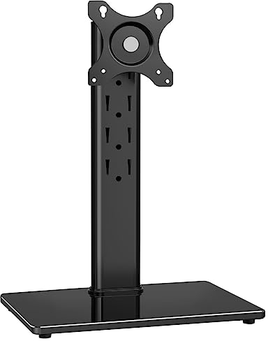 Rfiver Supporto per Monitor per PC Schermo fino a 32 pollici Supporto da Tavolo a Braccio per Ufficio Inclinazione/Girevole/Rotazione/Altezza Regolabile Supporta Max 10 kg MS1001