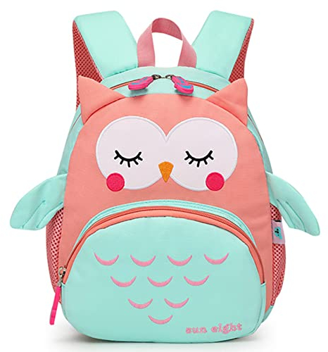 Tokeya Kinder Rucksack Kindergarten Kinderrucksack Kindergartenrucksack Jungen Vorschule Schultasche Babyrucksack Schulrucksack Kleinkind Tagesrucksack Schule Tasche mit Brustgurt 2-6 Jahre, Grün