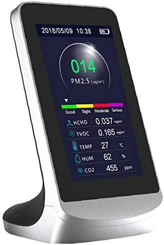 DHF Equipo de detección de Gas Detector de Aire Digital LCD Pantalla WiFi C20 Dióxido de dióxido de Carbono Detección de Gas analizador de Gas portátil Detector de Calidad del Aire Detector de Gas