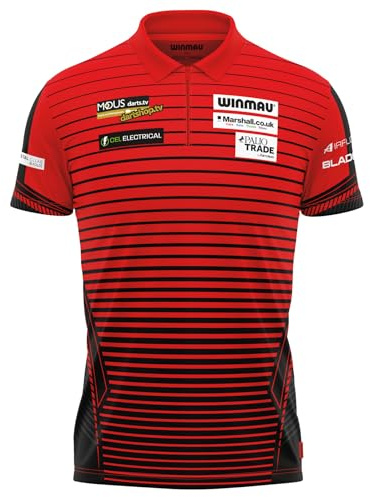 WINMAU Joe Cullen Darts Polo Shirt - Medium