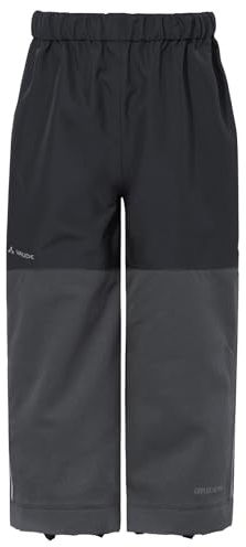 VAUDE Caprea Regenhose Kinder – Outdoorhose Kinder wasserdicht, Winddicht & atmungsaktiv, Abriebfeste Regenhose Kinder Jungen & Mädchen mit anpassbarer Beinlänge