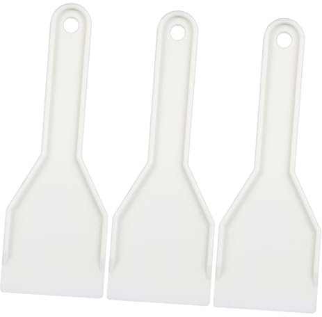 OFFSCH 3pièces Spatule Décongelante Plastique Pour Réfrigérateur Outil De Dégivrage Pratique Pour Éliminer La Glace Du Congélateur Accessoire De Cuisine Blanc
