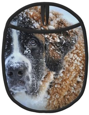 Chien Saint-Bernard, Maniques, maniques résistantes à la Chaleur, maniques de Cuisine en Silicone antidérapantes