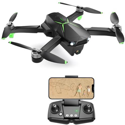 Loolinn | Drönare med 4K Kamera för Vuxna och Barn över 12 år som Present - Under 250 Gram, 4K Fotografier, 2K Video, Smart GPS-hemfunktion, C0-certifiering godkänd (Fantastisk Gåva)
