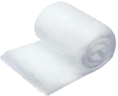 Lalieffacely Tappeto Neve Finta, 40 x 150cm Neve Finta per Decorazioni, Neve Finta per Villaggio Natalizio per Decorazioni Albero di Natale Decorazione Invernale (Argento)