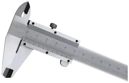 CVNIMV Calibrador Vernier de precisión de 0,02 mm. Calibradores Vernier de Acero Inoxidable para Medidas Interiores, Exteriores, de Profundidad y de Pasos.