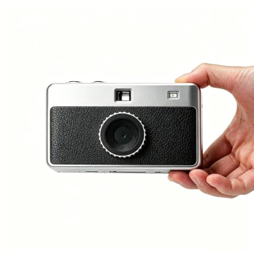 Winait 8.0MP Screenless Retro Style Digital Camera with Filters and 1080p Video Vintage Camera (SILVER)