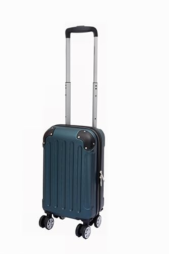 Boleedy Valigia da Viaggio Cabina 16″(40 x 25 x 20cm) Rigida ABS con Ruote Rimovibili,Trolley Bagaglio a Mano Underseat per Ryanair,Easyjet o Vueling