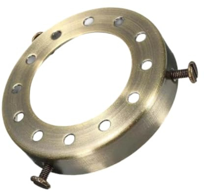 ZGUZMCMK Lampenschirmhalter Lampenhalter Metall Ersatz Adapter Schraubmontage für DIY Beleuchtung Schlafzimmer Cafés Restaurants Pendellampen Wandlicht, Bronze