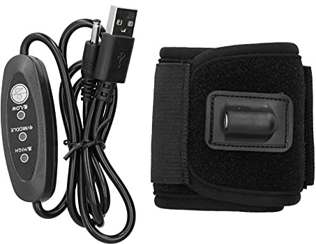 TOPINCN Calentador de Lentes USB, Cinturón Calefactor Eléctrico para Desempañar Lentes de Cámara en Condiciones de Baja Temperatura, Tira de Tamaño Ajustable de 6,5 W