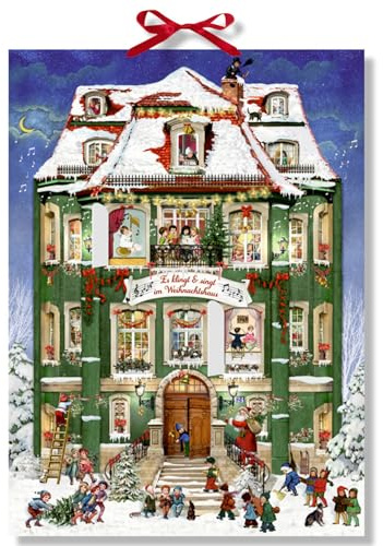 Sound-Adventskalender – det låter och sjunger i julhuset: Med 24 instrumentella tyska och internationella julsångerljud. Med svängdörrar