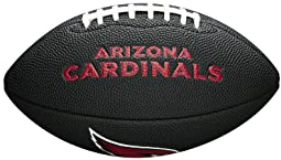 Wilson Unisex-Youth Mini NFL Team Soft Touch Ball, Arizona Cardinals, Schwarz