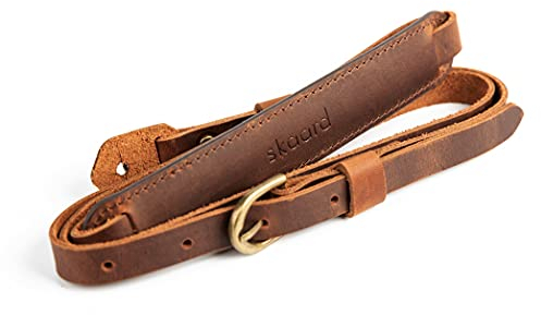skaard Sangle Vintage pour Appareil Photo | Cuir Véritable | Ceinture réglable