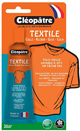 CLEOPATRE - Pegamento técnico sin disolventes para el textil formato de 30 g