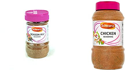 Schwartz Season All Seasoning, All Purpose Seasoning for Savoury Dishes, 0.84 kg & Chicken Seasoning, Chicken Flavour Seasoning, 0.72 kg