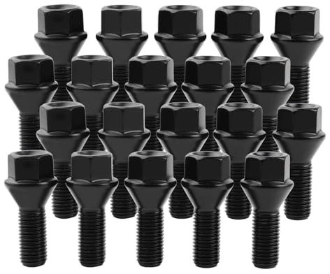 Set of 20, 36136781151 Wheel Lug Bolts 14mm x 1.25 Studs Compatible with F30 F35 F10 F25 X3 E70 X5