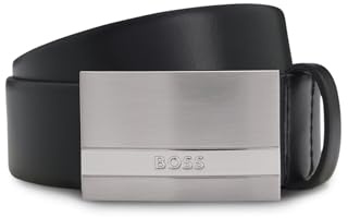 BOSS Baxton_sz35 Ceinture, Noir 1, 100 cm Homme