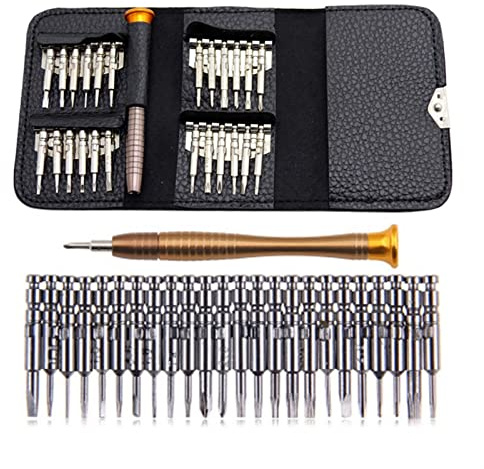 Samnuerly Screwdriver Set Insulated 13/25 in 1 Precision Multi Bit Kit Magnetic Hex Screw Driver Electronics Hand Tools (Color : 25 in 1)