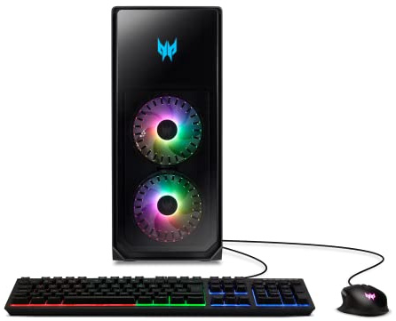 acer Predator Orion 7000 PO7-650-UR11 Gaming Desktop | 13th Generation Intel Core i7-13700KF 16-Core | NVIDIA GeForce RTX 4080 | 32GB DDR5 | 1TB PCIe Gen4 SSD | 2TB HDD | Intel WiFi 6E | Keyboard and