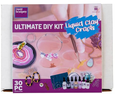 Sculpey Liquid Clay Crafts Ultimate DIY Kit-Assorted