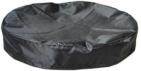 Cubierta de barril de almacenamiento de agua de 55 galones, cubierta de barril de agua de lluvia, tapa de barril de lluvia, cubierta protectora de tapa de tambor con cordón, versátil y protectora para