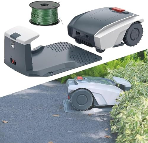 DPLXQPP Robot Tondeuse Gazon 1500㎡ (Planification Intelligente 3D pour éviter Les Obstacles,Gestion 16 Zones,Réglage des Zones Restreintes),220V