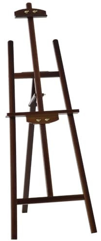 Caballete de arte de madera plegable pequeño y mediano Caballete de exhibición for artistas al aire libre Pintura multifuncional Tablero de dibujo de madera Caballete de exhibición portátil for pintur