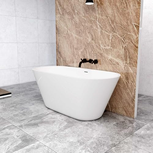 Modern Designer Bathroom Freestanding Double Ended Bath Bathtub 1500x700mm