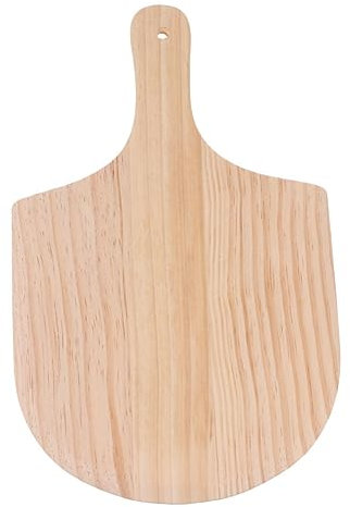ULTECHNOVO Wooden Pizza Peel Pizza Spatula Paddle Handle Serving Board Wood Cutting Board Bread Serving Platter