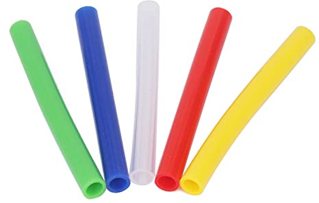 Baby Zahnungsrohr – Lebensmittelsicheres, BPA - freies Silikon für gesunde Zähne + 5 - teiliges Set für Säuglinge