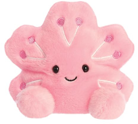 AURORA 34136,Palm Pals Hana Cherry Blossom,13cm, Soft Toy, Pink