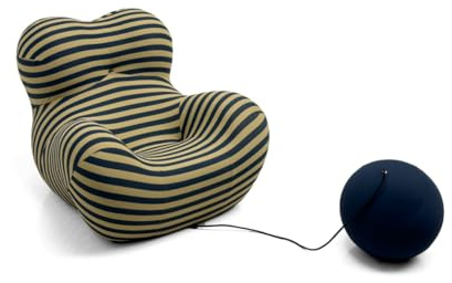 A ALFRESCOOL Divano Lazy, Divano a Compressione, Poltrona da Salotto, Divano Singolo, Un Must per Piccole Case, Simula l'Abbraccio della Mamma, per Soggiorno, Camera da Letto, Lounge, 118 * 102 * 93