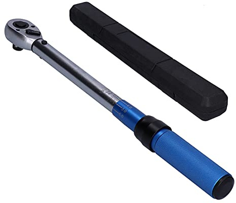Gucagle Llave de torsión Drive Click, herramienta manual ajustable de grado industrial, llave dinamométrica preestablecida para ingenieros mecánicos, acero de aleación de 20 120 N.m