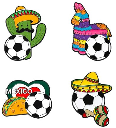 Spilla smaltata a tema Coppa del Mondo 2026 per uomini e donne fan di calcio spilla smaltata souvenir regali per gli appassionati di sport accessorio