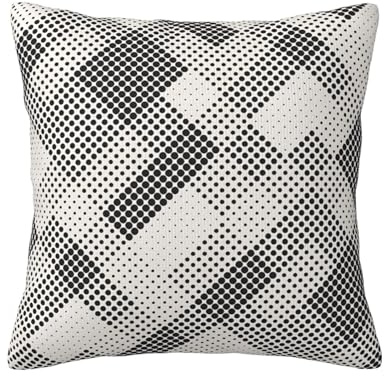 Modern-Stylish-Halftone-Texture-Endless-Abstract-with-Random-Size-Circles- Double Sided Faux Fur Pillow Cover with Hidden Zipper - Soft Decorative Pillow Case for Sofa Bed Car