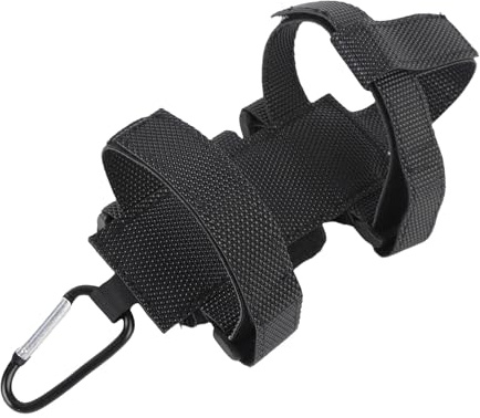Jeffergarden Supporto per Altoparlante da Bici, Supporto per Cinghia Regolabile per Altoparlanti e Bottiglie d'acqua, Design in Nylon Resistente per Mountain Bike e attività all'aperto (L)