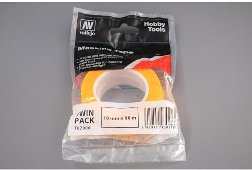 AV Vallejo Tools - Precision Masking Tape 10mmx18m Twin Pac