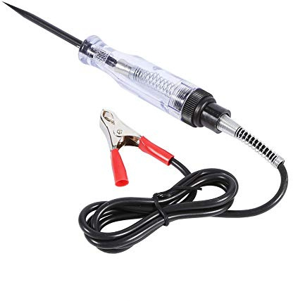 Spannungsprüfer Stift, DC 6V 12V 24V, Testlicht, Portabel für Autos, Motorräder, Werkzeuge, Haushalt, Elektronik, Testen, Überprüfen, Reparieren