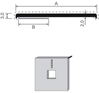 Flachleiste Kunststoff weiß selbstklebend 150m Rolle versch. Breiten Fensterleiste Abdeckleiste Kunststoffleiste (30 mm)